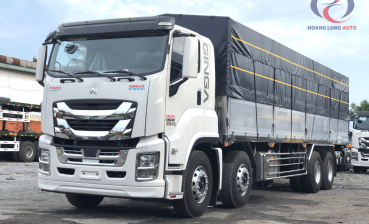 TẢI ISUZU VM GINGA 8*4 THÙNG MUI BẠT NHÔM